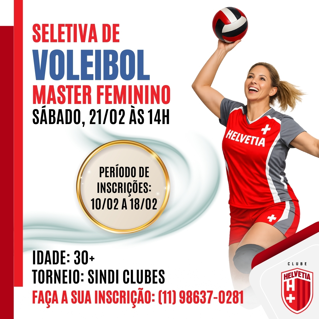 SELETIVA DE VOLEI MASTER FEM